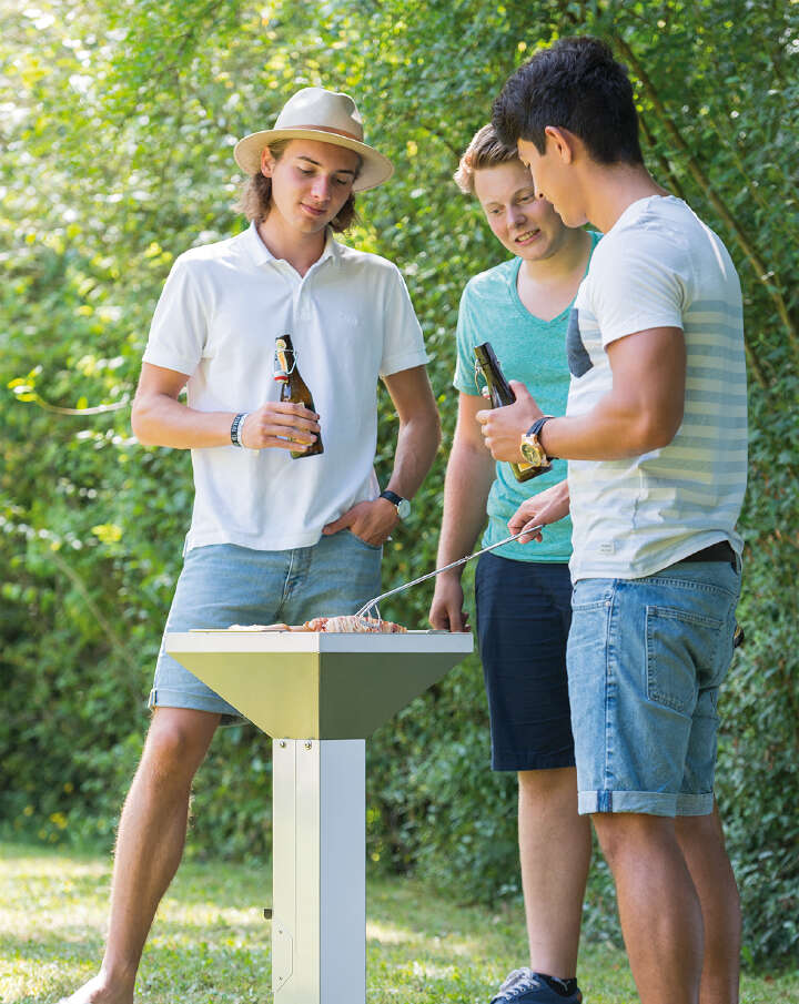 THÜROS T2 Edelstahl-Kaminzuggrill